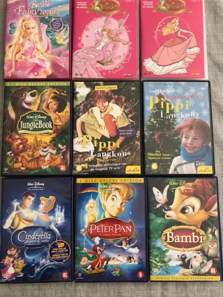 12 x kinder DVD's, Alle leeftijden, Overige genres, Ophalen of Verzenden, Zo goed als nieuw