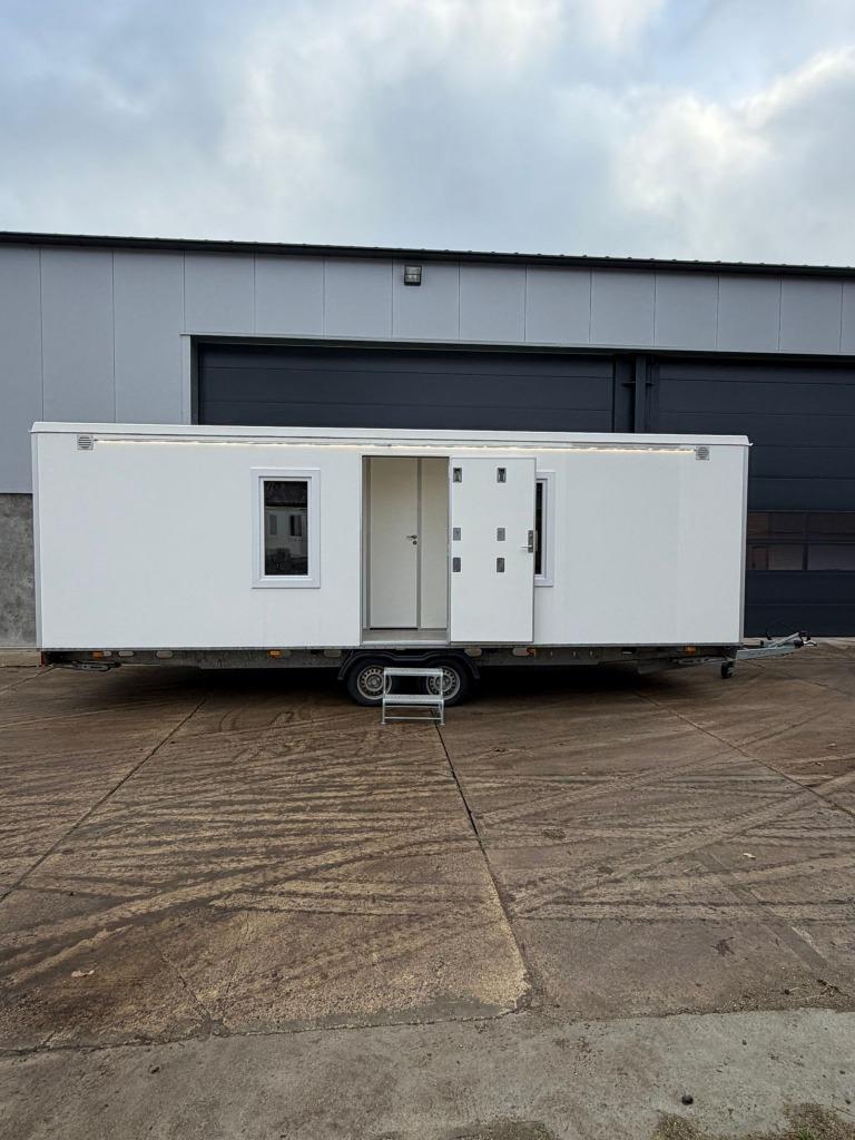 4x Mobiele woonunit/schaftwagen/kantoor, Ophalen