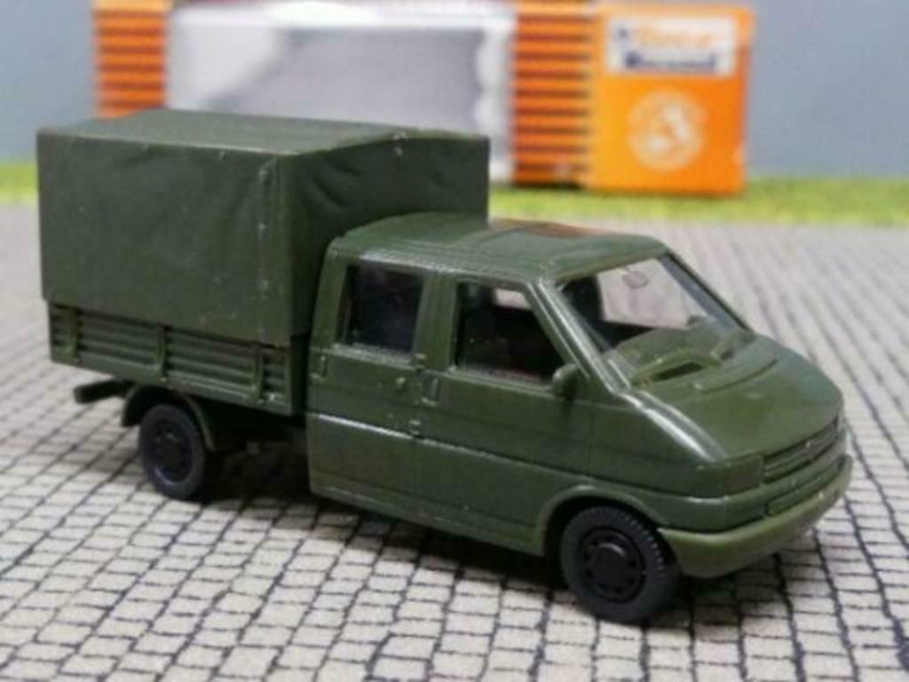 1:87 Roco 626 VW Volkswagen T4 Doka militair dubbele kabine, Ophalen of Verzenden, Zo goed als nieuw, Auto's