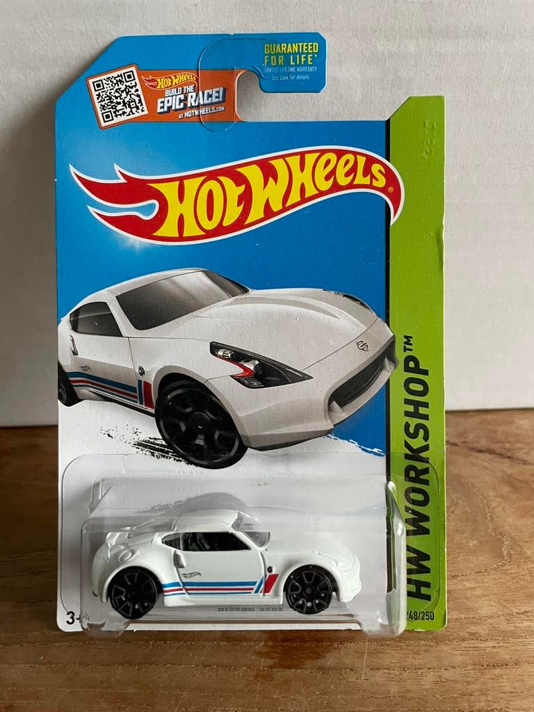 Hot wheels Nissan 370z Hotwheels long card, Ophalen of Verzenden