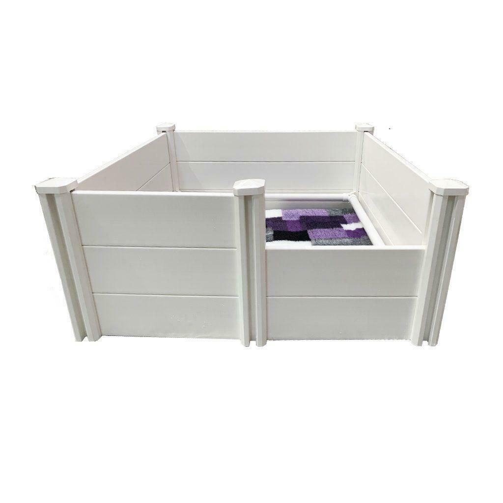 Caisse de mise bas en PVC dur durable et hygiénique 3 taille, Envoi, Neuf