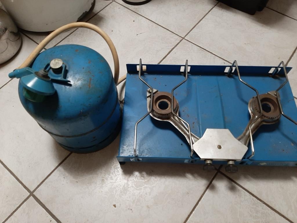 Kamping gas kookvuur, Ophalen