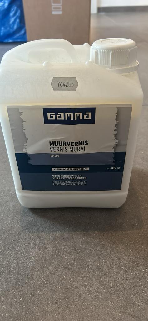 Muurvernis, Ophalen, Overige kleuren, Nieuw, Verf