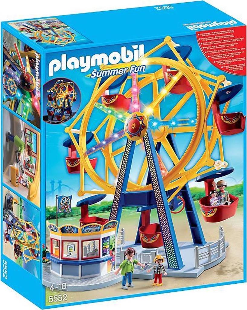 Playmobil 5552 Draairad met verlichting, Ophalen, Zo goed als nieuw, Complete set
