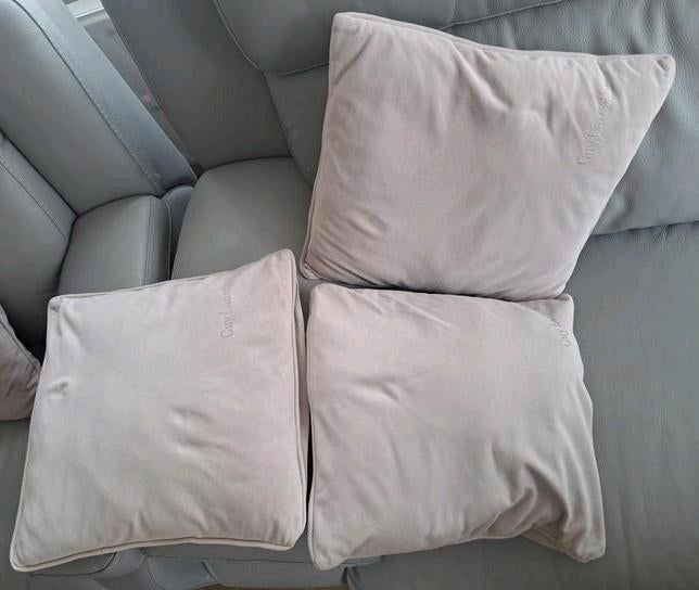 3 coussins de qualité Guy laroche.Payé 30€ pièce en boutique, Comme neuf
