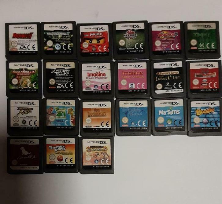 Nintendo DS games 20 stuks zonder doosje, Ophalen of Verzenden, Gebruikt, Avontuur en Actie, Vanaf 3 jaar