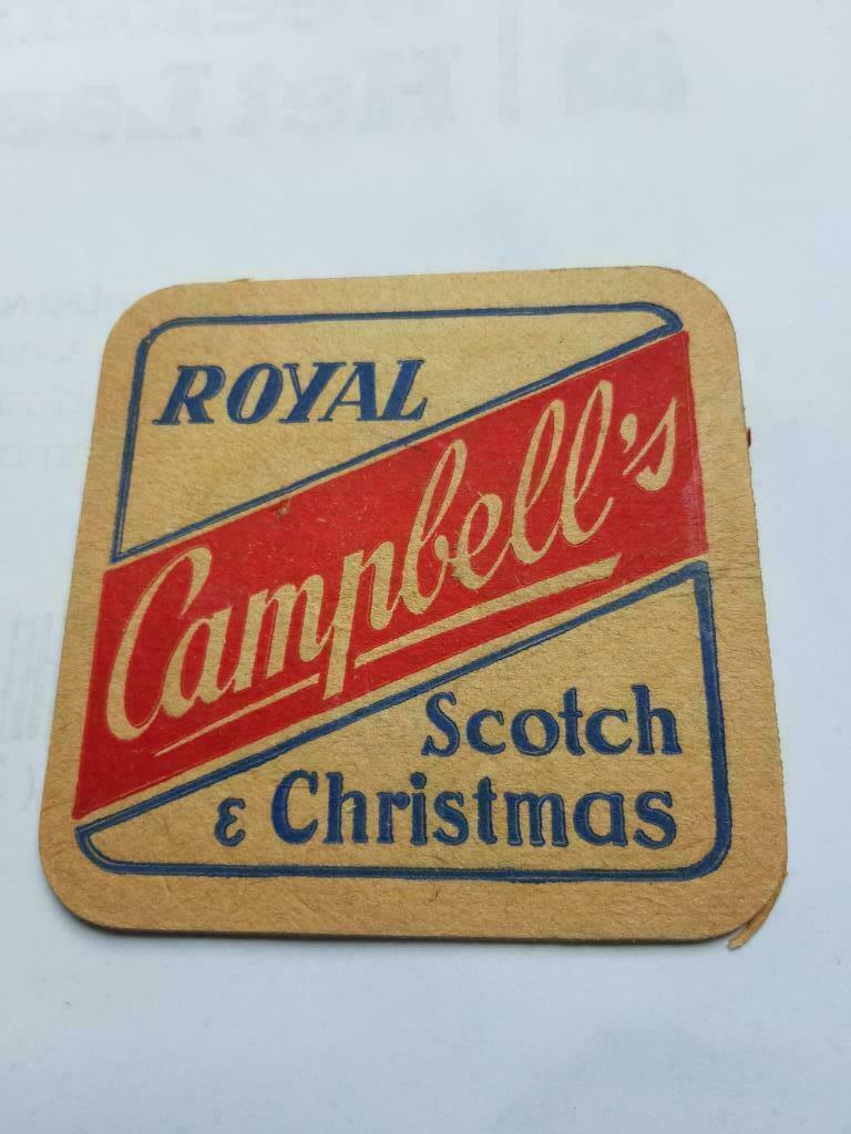 oude bierkaartje: Royal Campbell's, Collections, Marques de bière, Enlèvement ou Envoi