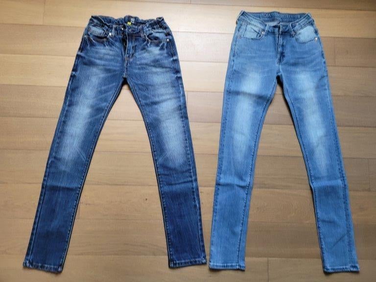 jeansbroeken 13 jaar - maat 158, Ophalen of Verzenden, Gebruikt, Jongen, Broek