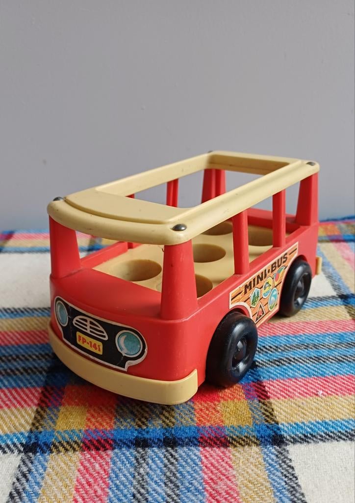 Fourgon rouge FISHER PRICE d'époque 1969, Enlèvement ou Envoi