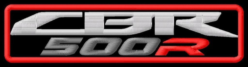 Patch Honda CB500R - 126 x 32 mm, Ophalen of Verzenden, Nieuw