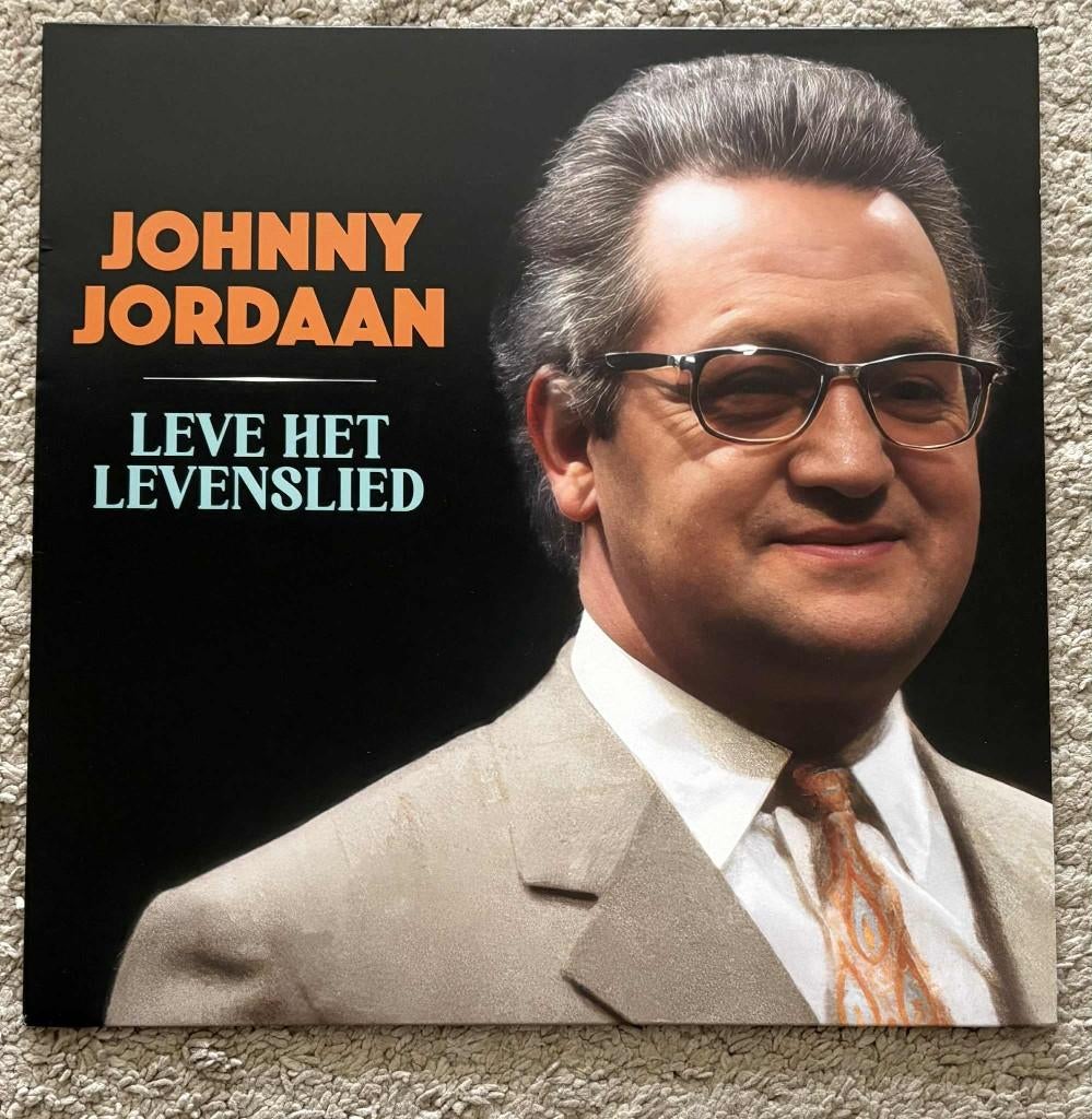 Johnny Jordaan - Leve Het Levenslied (Oranje Vinyl) (LP), Cd's en Dvd's, Vinyl | Nederlandstalig, Ophalen of Verzenden, Zo goed als nieuw