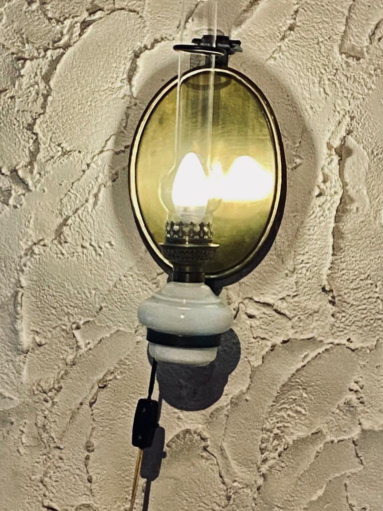 Lampe :applique sur un mur, Enlèvement ou Envoi, Utilisé, Verre, Rustique