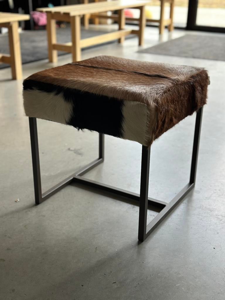 Pouf Kare Design - Goat Leather, Ophalen, Zo goed als nieuw