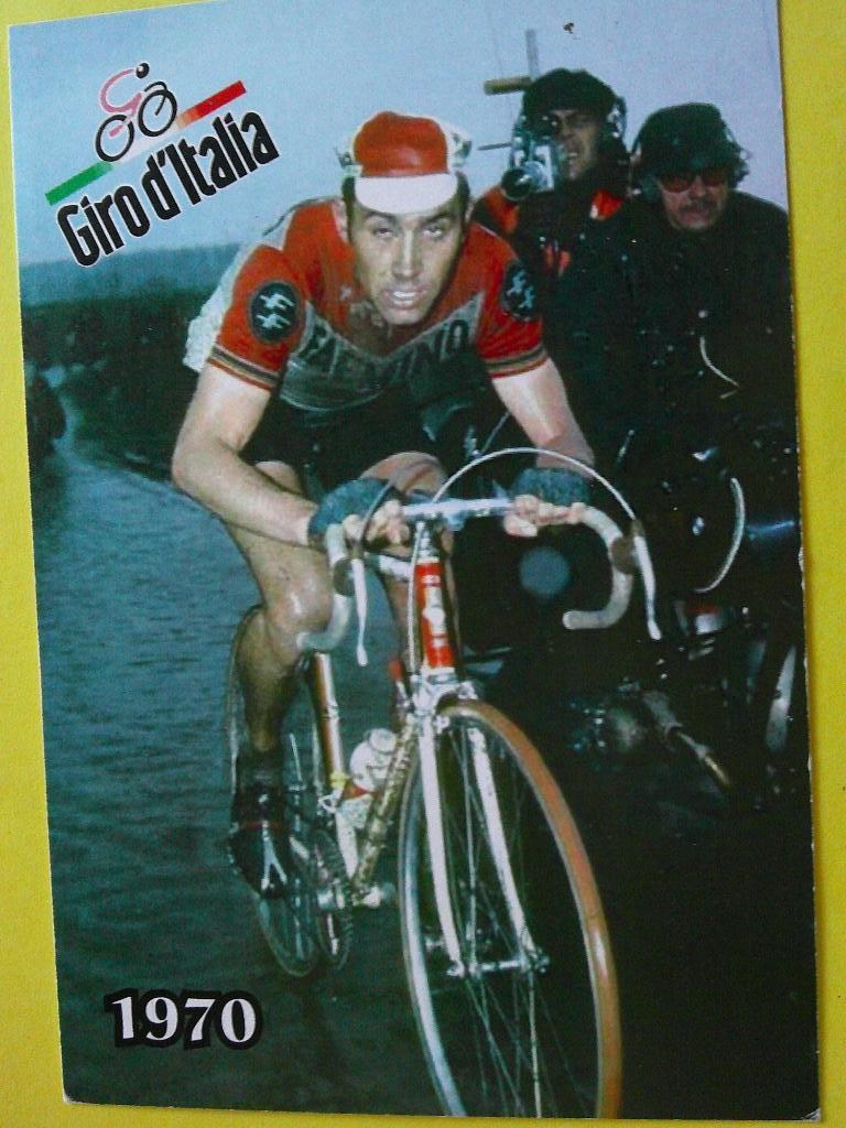 wielerkaart 1972 team faema eddy merckx, Envoi, Comme neuf