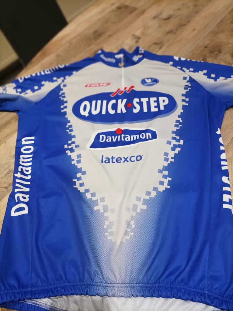 Wielertrui Quickstep vintage 2003, Fietsen en Brommers, Ophalen, Gebruikt, Vermarc, Bovenkleding