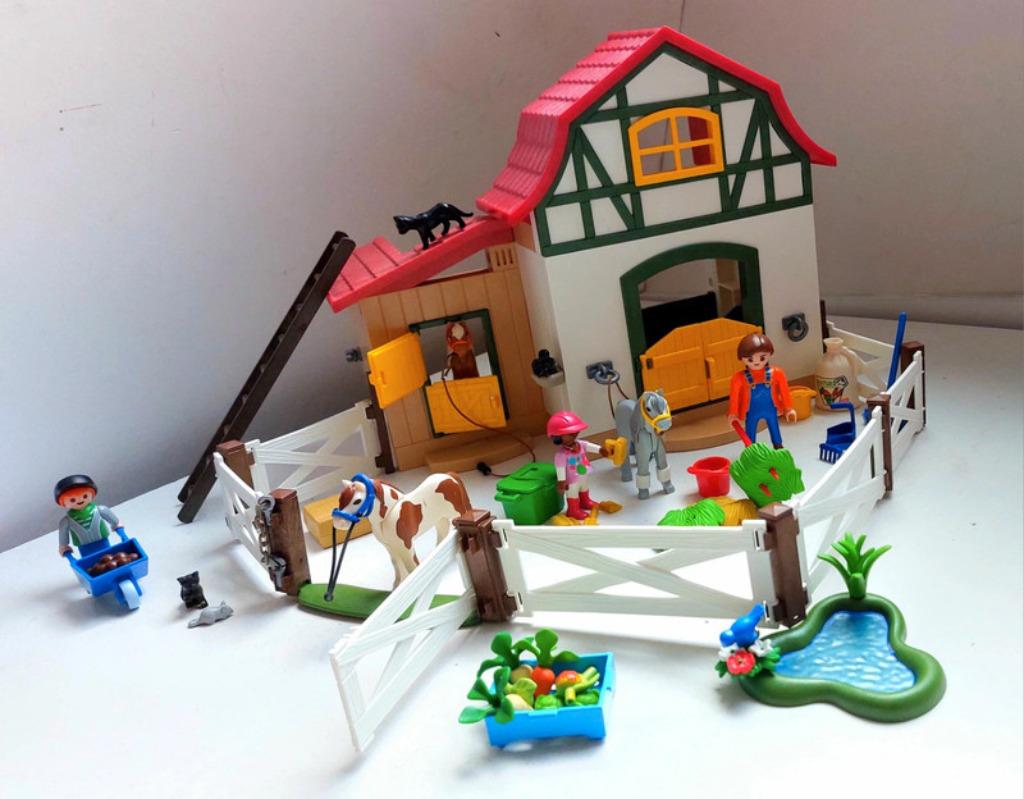Playmobil 6927 ponyclub - compleet, Ophalen of Verzenden, Zo goed als nieuw, Complete set