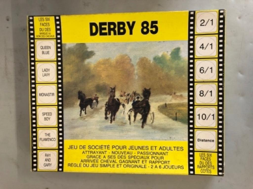 DERBY 85 - super jeu vintage course de chevaux - complet, Enlèvement ou Envoi
