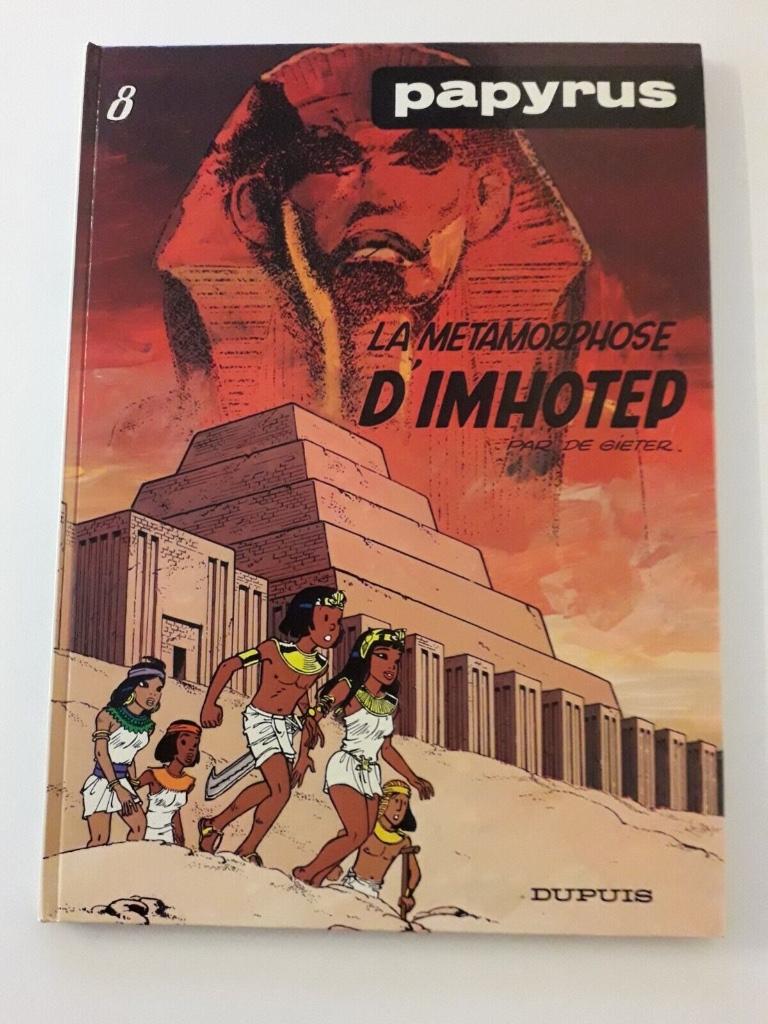 BD EO PAPYRUS 08 La métamorphose d'Imhotep De Gieter Dupuis, Enlèvement ou Envoi, Une BD, Lucien De Gieter, Utilisé