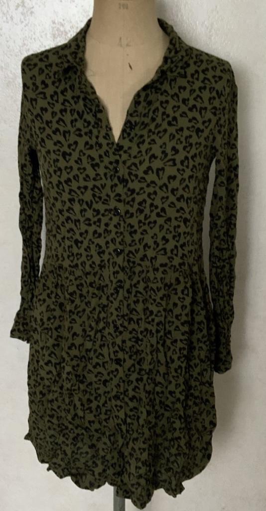 Khaki jurk van Costes, Verzenden, Zo goed als nieuw, Costes, Maat 34 (XS) of kleiner