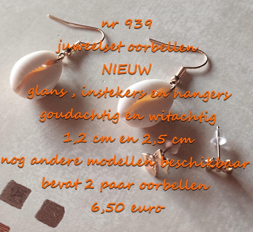 939. Parure de bijoux : boucles d'oreilles, NOUVEAU @LAST PI, Bijoux, Sacs & Beauté, Boucles d'oreilles, Neuf, Autres matériaux