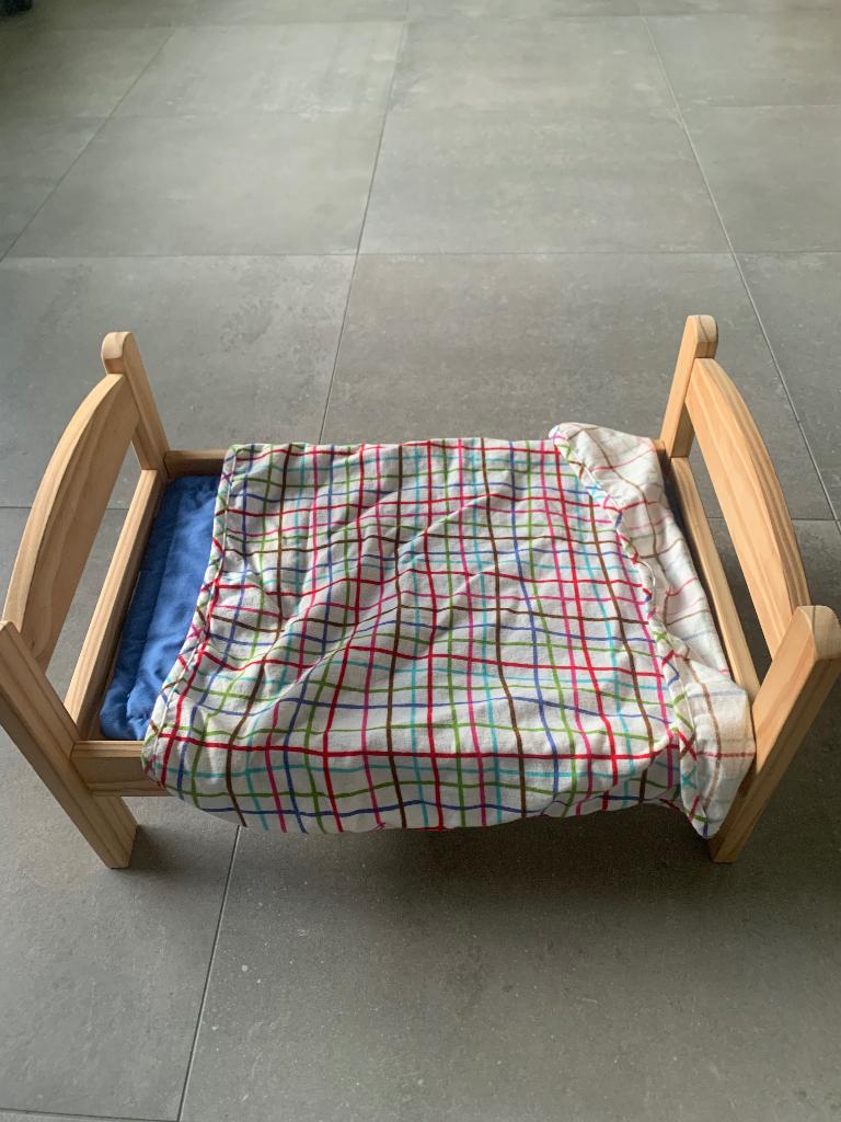 Poppenbed, buggy, bad en verzorgingstafel, Ophalen, Gebruikt, Babypop