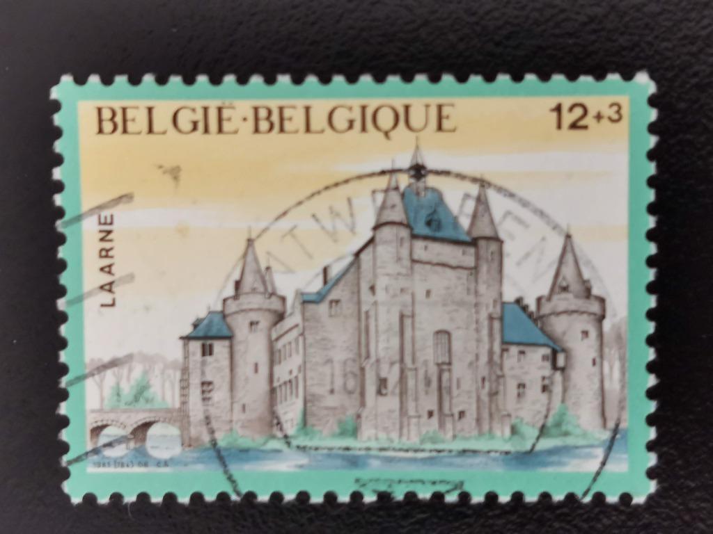 Belgie 1985 - kasteel van Laarne, Ophalen of Verzenden, Gestempeld