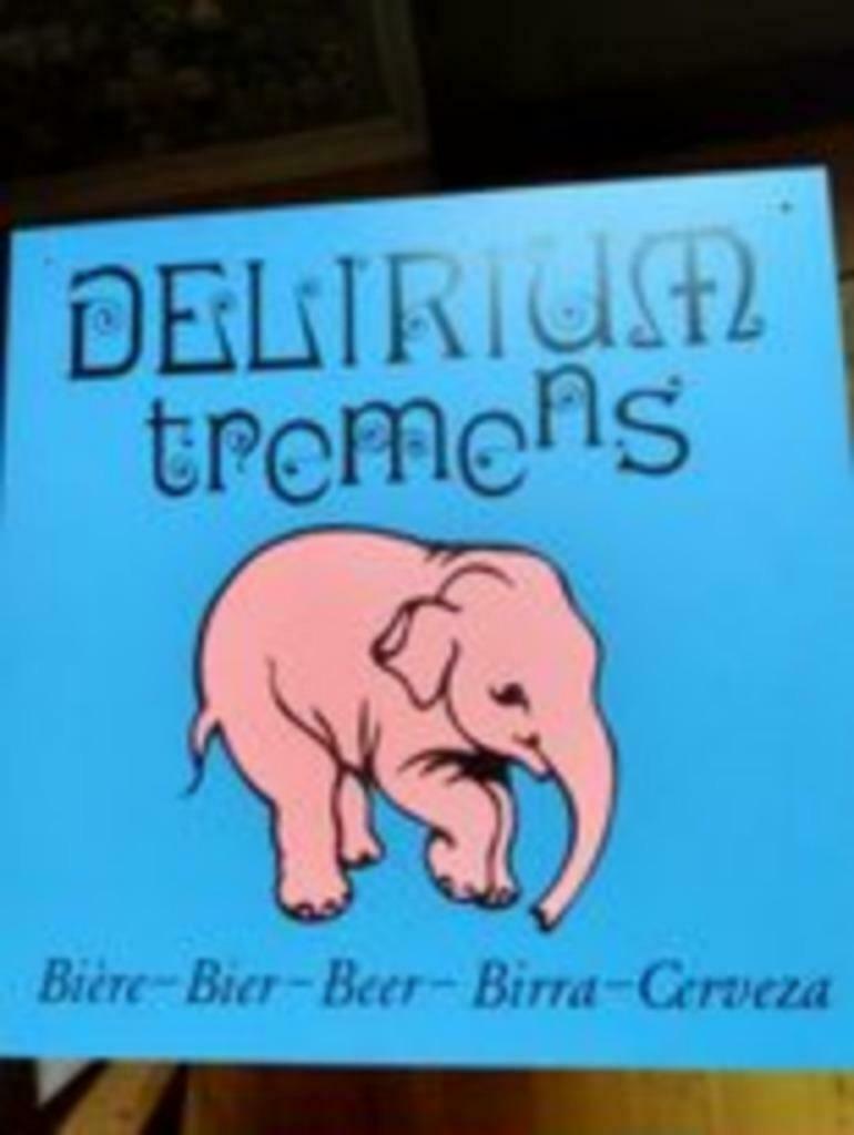 Delirium Tremens reclamebord, Enlèvement, Comme neuf, Panneau, Plaque ou Plaquette publicitaire
