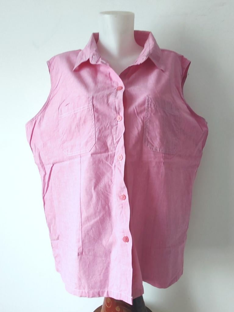 Ms Mode Chemise Débardeur Rose taille 48 Sans manche, Enlèvement ou Envoi, Comme neuf, Rose