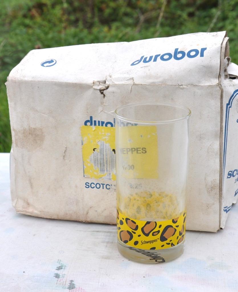 6 verres schweppes 25 cl non utilisé, Enlèvement ou Envoi, Comme neuf, Verre, Verre ou Verres