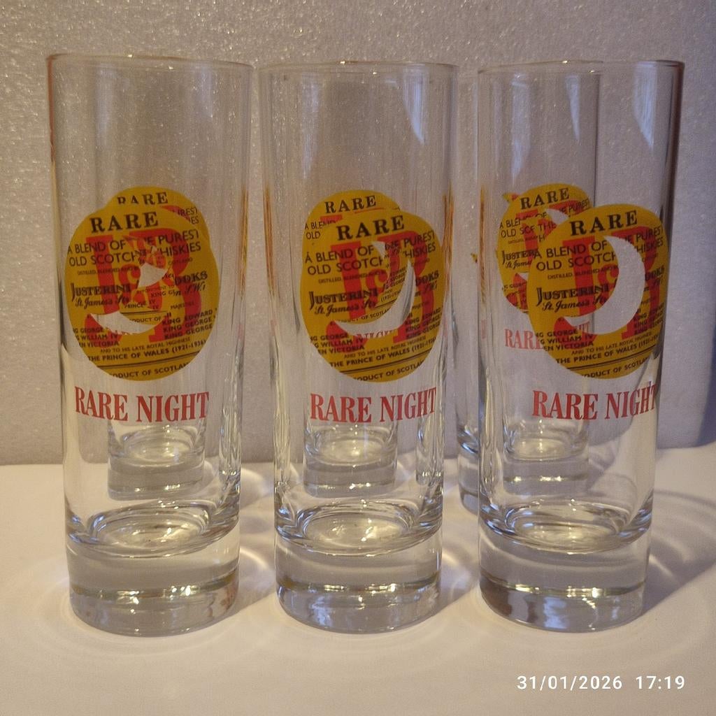 6 JB whiskyglazen, Ophalen, Zo goed als nieuw, Gebruiksvoorwerp