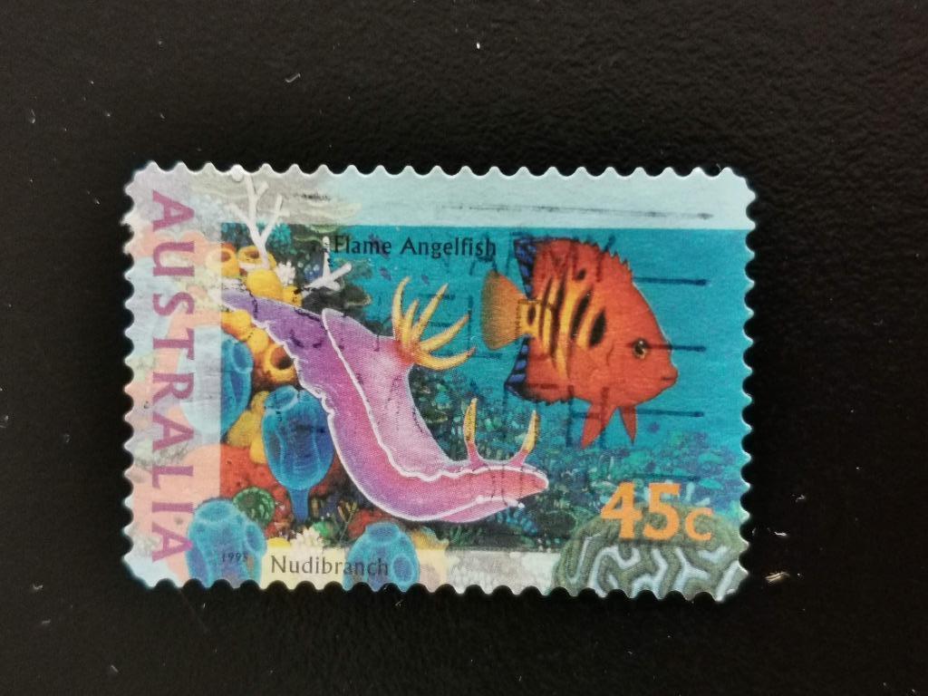 Australie 1995 -  koralen, zeeslakken en vissen, Ophalen of Verzenden, Gestempeld, Dier of Natuur