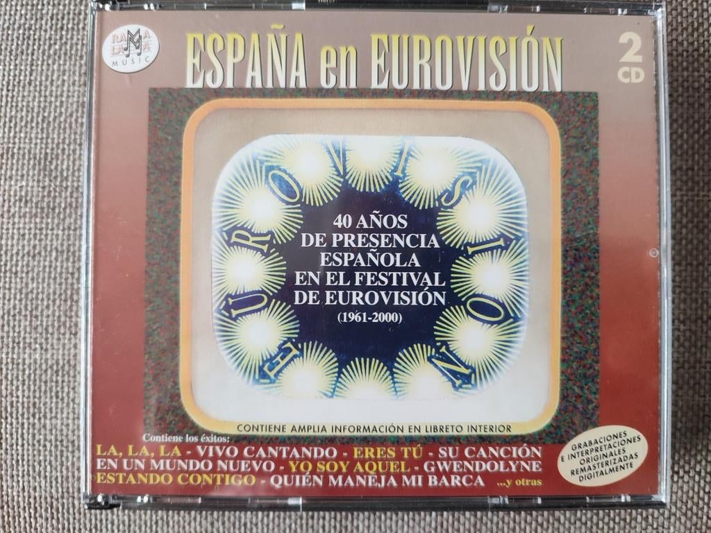 2 CD : L'ESPAGNE ET L'EUROVISION - 40 ANS, Enlèvement ou Envoi, Comme neuf