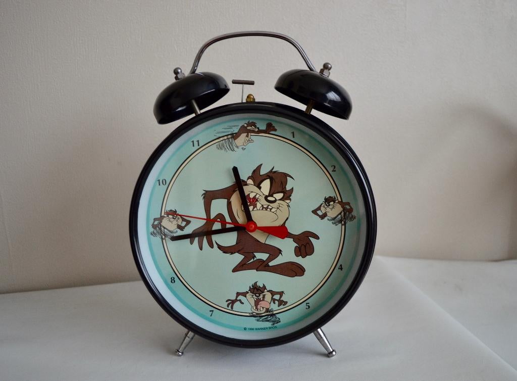 Réveil avec réveil, vintage Warner Bros., Enlèvement, Comme neuf, Analogique