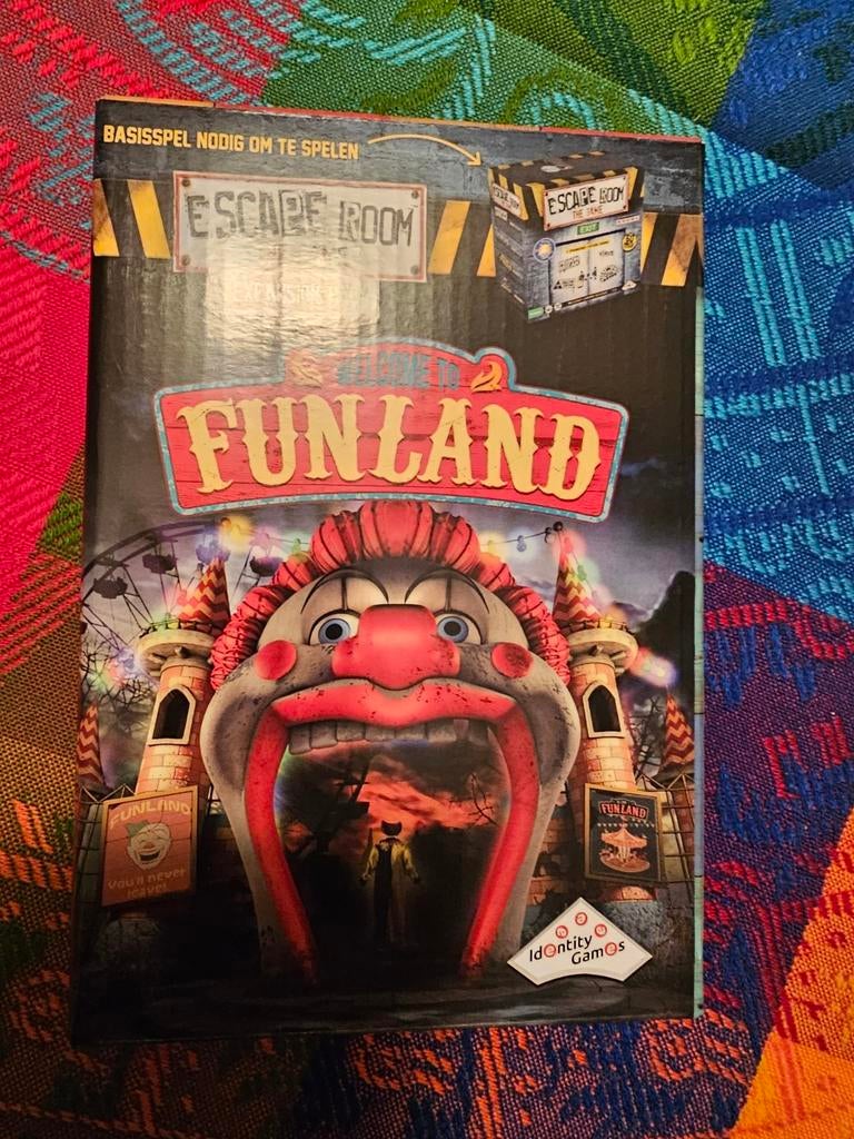 Escape room: Funland, Hobby en Vrije tijd, Ophalen of Verzenden, Zo goed als nieuw