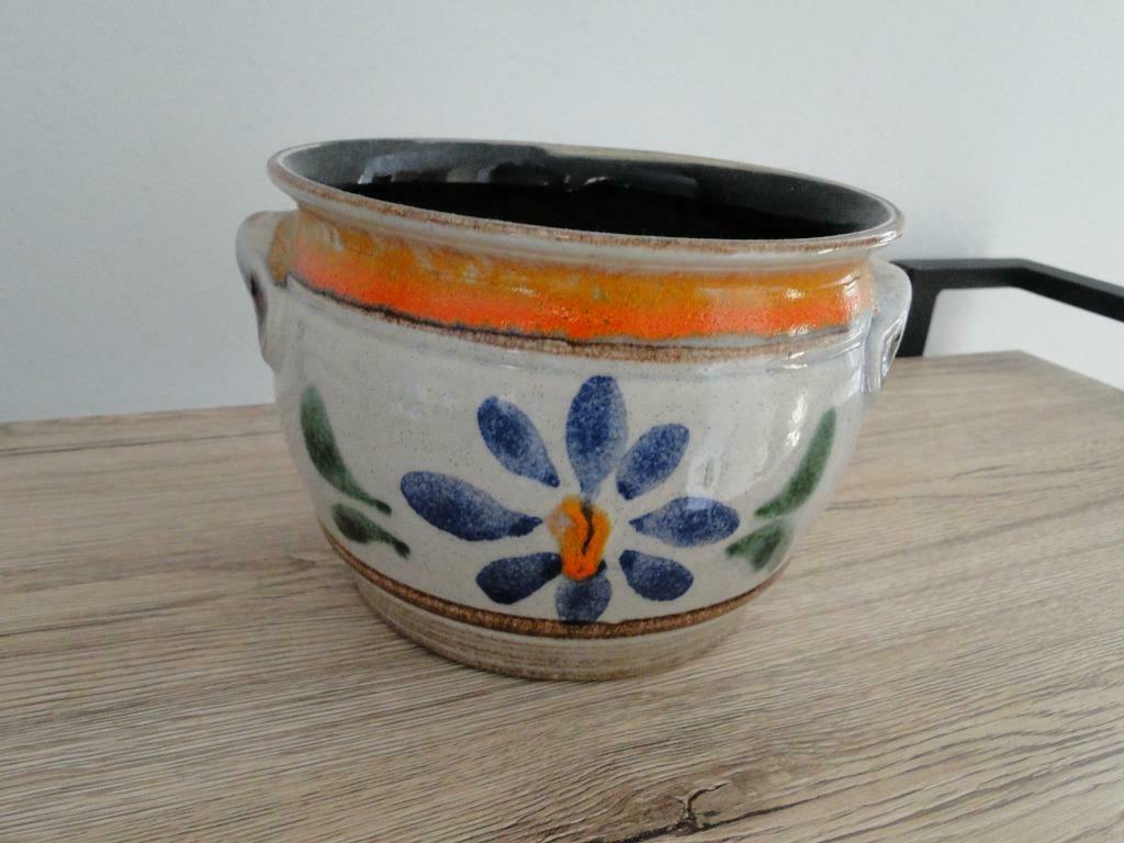 Handgeschilderde pot, Ophalen of Verzenden, Gebruikt