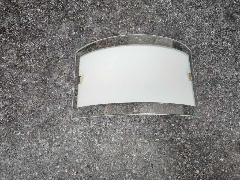 Glazen wandlamp Brilliant, Huis en Inrichting, Lampen | Wandlampen, Ophalen, Zo goed als nieuw, Glas