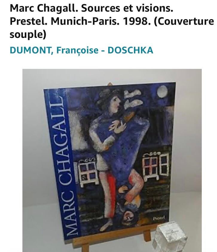 Marc Chagall 1998 catalogue d’exposition, Antiquités & Art, Art | Peinture | Moderne, Enlèvement ou Envoi
