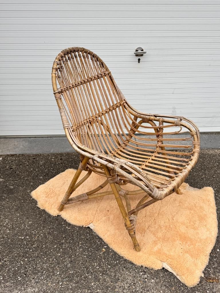 Bamboe easy chair, zetel, stoel, Ophalen