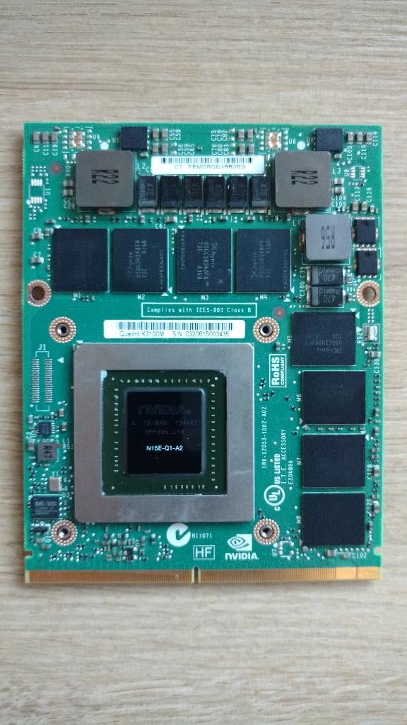 Nvidia n15e q1 a2, Ophalen, Zo goed als nieuw, GDDR5, Nvidia