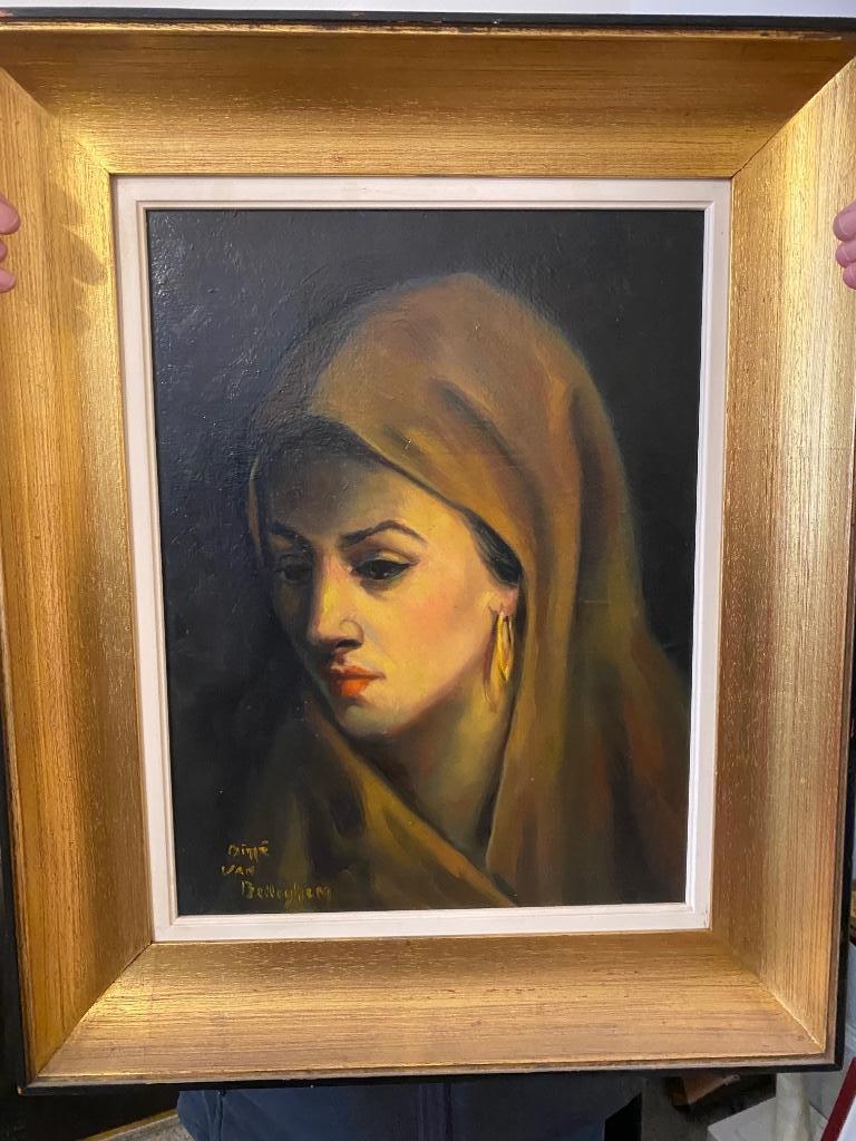 Schilderij Aimée Van Bellegem, Ophalen
