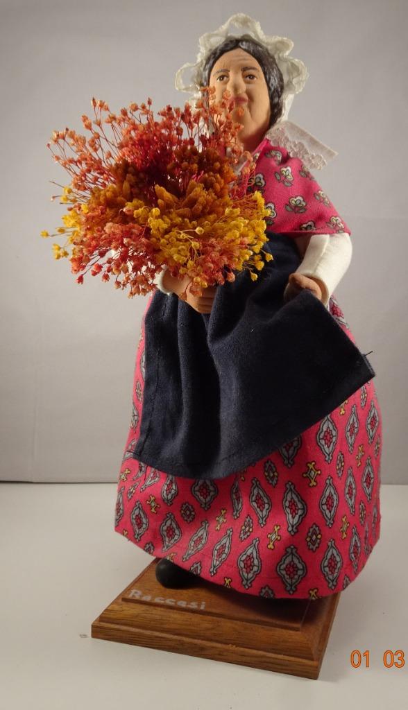 SANTON - LA MARCHANDE DE FLEURS, Ophalen of Verzenden