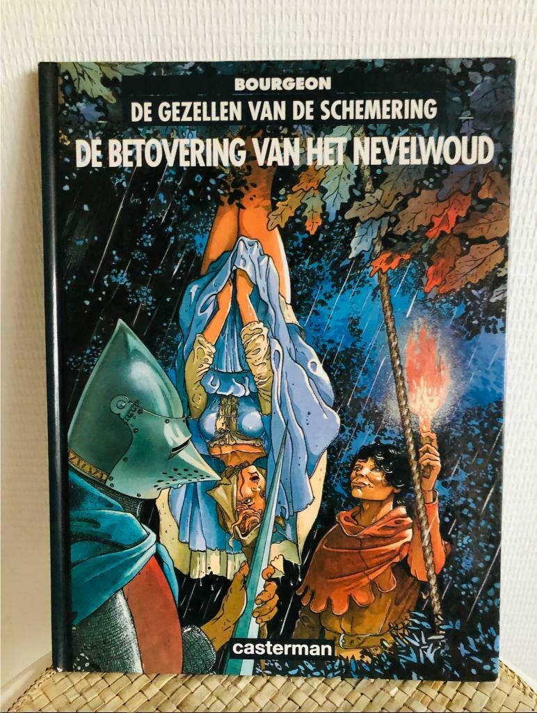 STRIP - DE GEZELLEN VAN DE SCHEMERING - Deel 1 - 1986, Boeken, Gelezen, Eén stripboek, Ophalen of Verzenden, Bourgeon