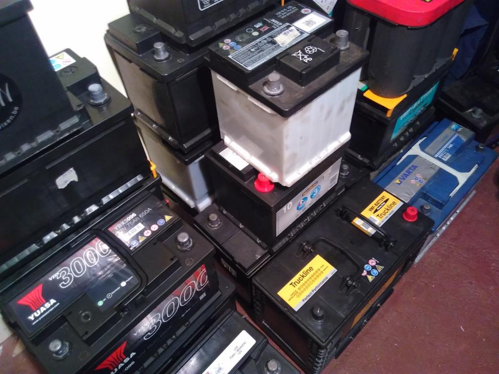BATTERIJEN 12V van 35Ah tot 110Ah, vanaf 30€, Auto-onderdelen, Ophalen, Gebruikt, Universele onderdelen