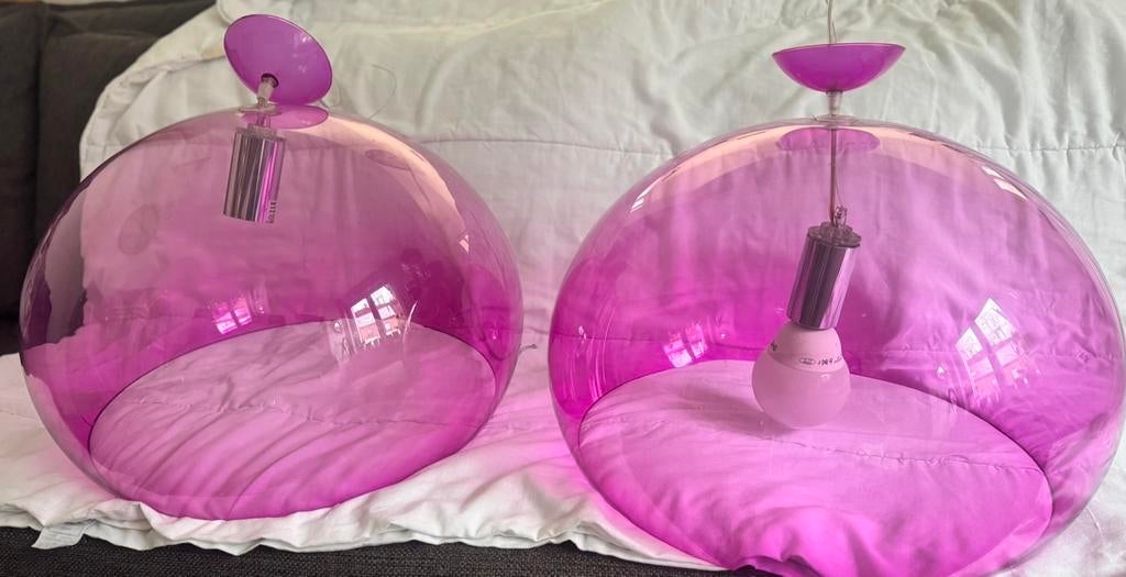2 suspensions kartell fl/y, Ophalen, Gebruikt