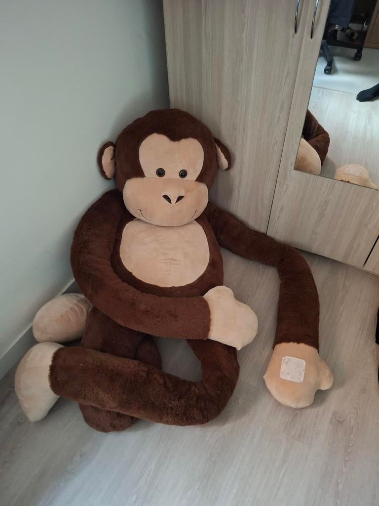 Aap 2m10, Kinderen en Baby's, Speelgoed | Knuffels en Pluche, Ophalen