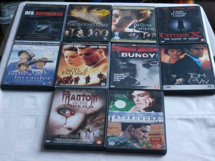Lot de 10 DVD divers, À partir de 16 ans, Enlèvement ou Envoi