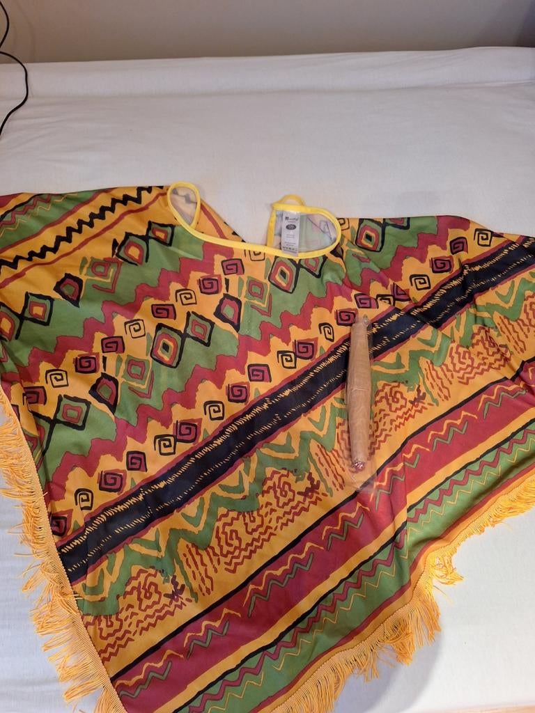 Mexicaanse poncho one size, Ophalen, Zo goed als nieuw, Jongen of Meisje