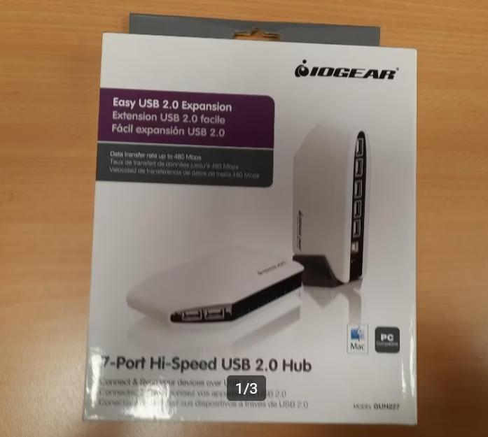 USB SUPERSPEED HUBS IOGEAR NIEUW, Computers en Software, Dockingstations, Laptop, Nieuw, Ophalen of Verzenden, IOGEAR