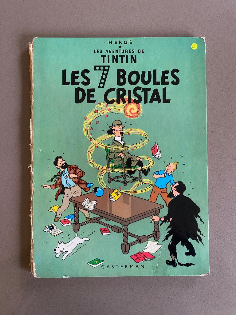 BD Tintin – Les 7 boules de cristal – 38bis, Livres, BD, Utilisé, Une BD, Enlèvement ou Envoi