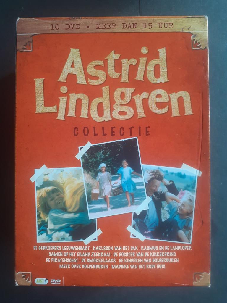 Astrid Lindgren collectie  - 10 dvdbox Zeldzaam !!!, Cd's en Dvd's, Alle leeftijden, Ophalen of Verzenden, Zo goed als nieuw
